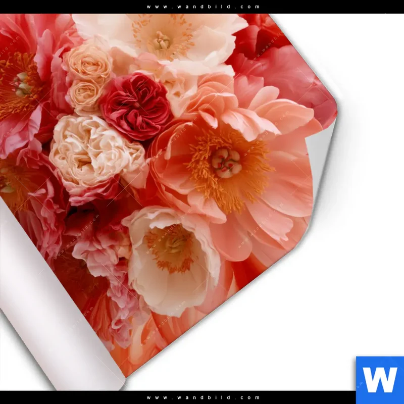 Poster | Florale Explosion | Quadrat