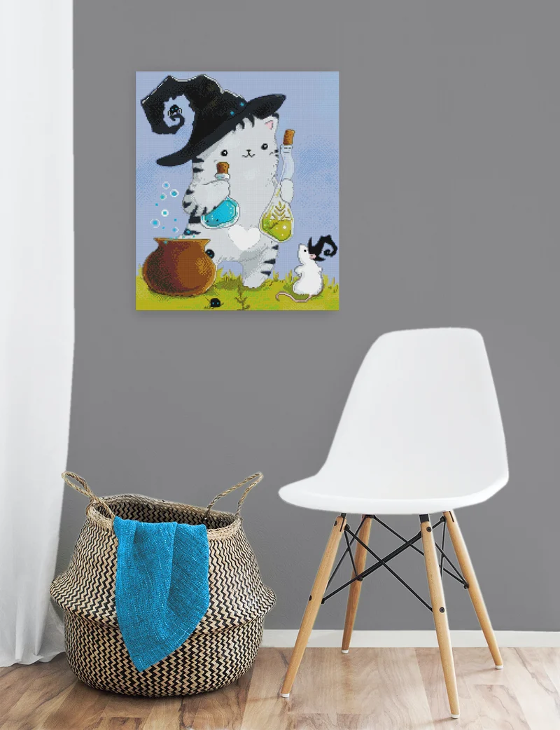 Diamond Painting - alliot_art - Alchemy Cat
