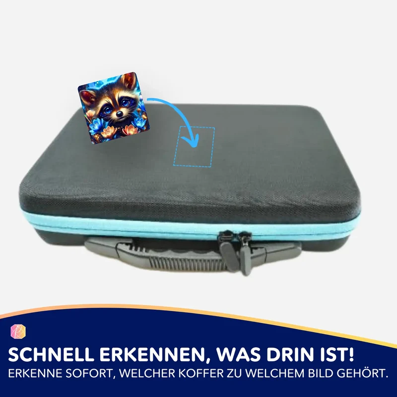 Aufkleber 5er-Set - Augen voller Nacht