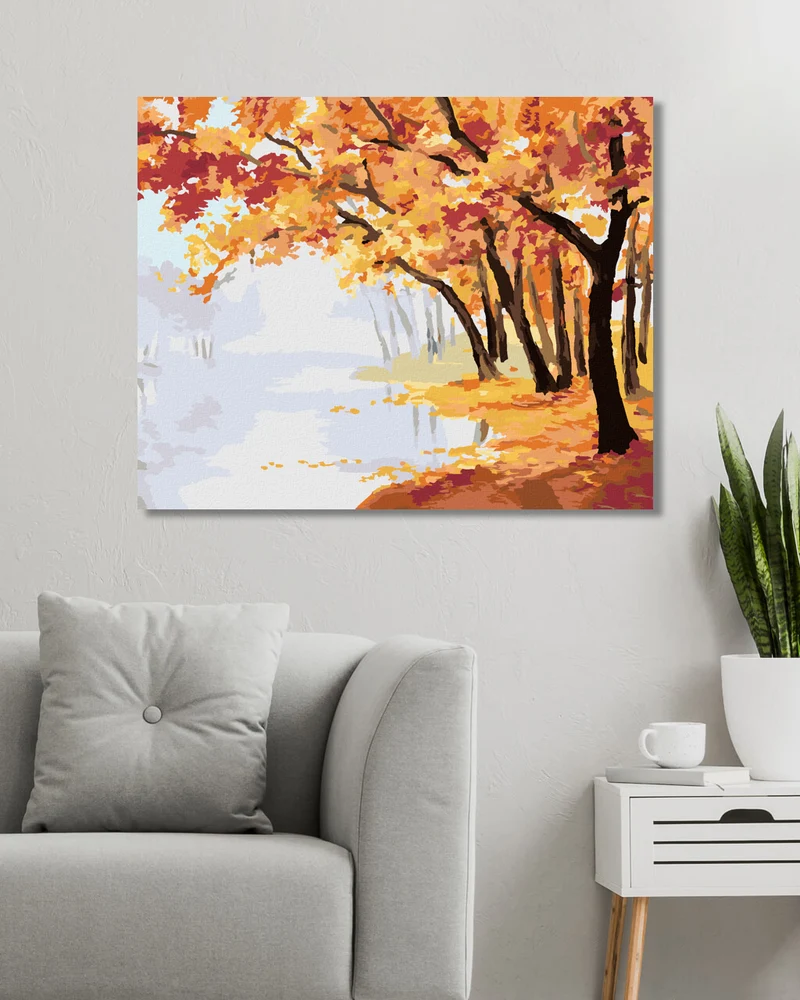Diamond painting - HERBSTROTER WALD