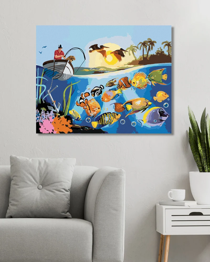Diamond painting - UNTERWASSERWELT (D. RUSTY RUST)