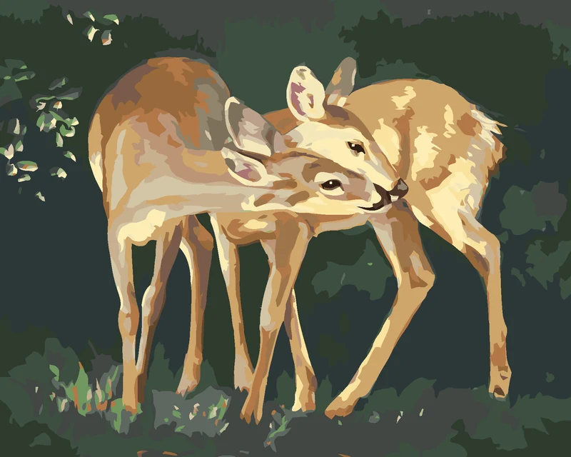 Diamond painting - RICKEN UND KUSS (D. RUSTY RUST)