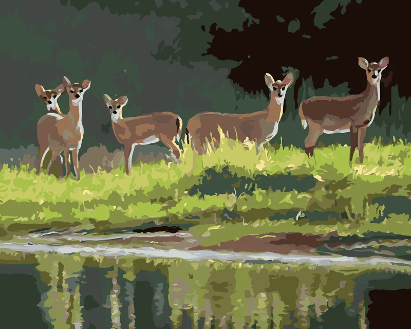 Diamond painting - RICKEN AM SEE (D. RUSTY RUST)