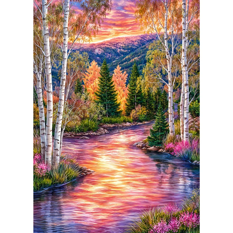 5D Diamond Painting – Alina Sonnenglanz der Birkenaue
