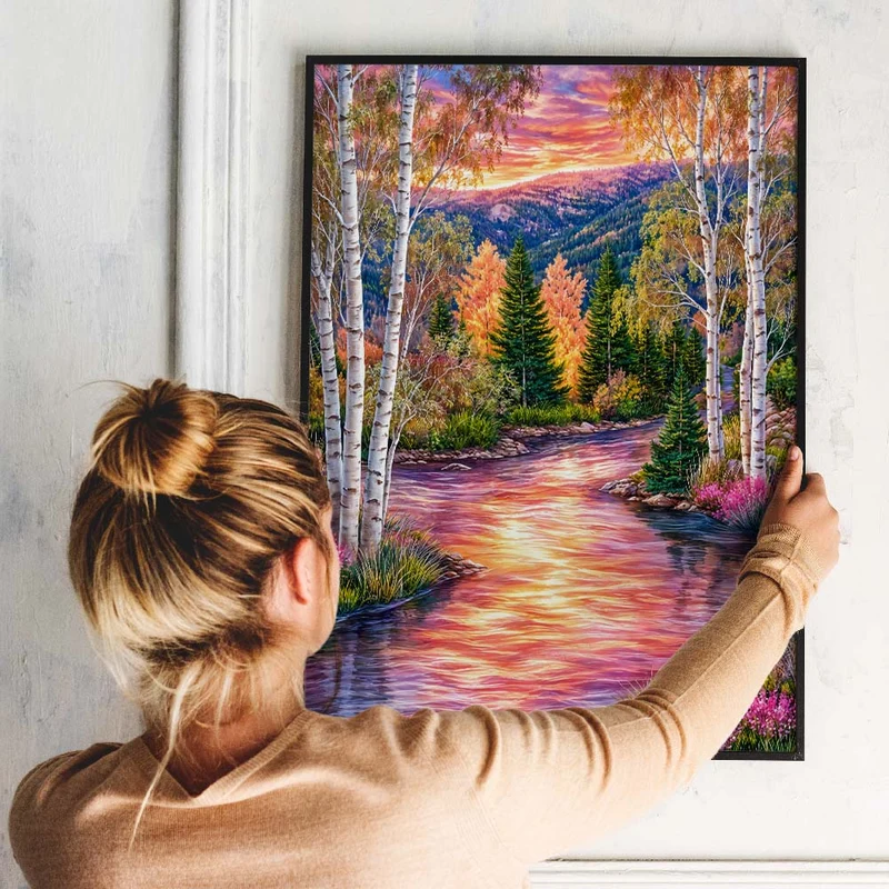5D Diamond Painting – Alina Sonnenglanz der Birkenaue