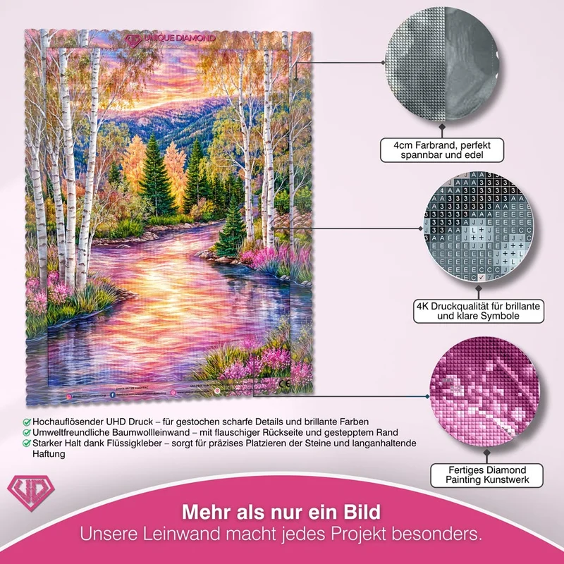 5D Diamond Painting – Alina Sonnenglanz der Birkenaue