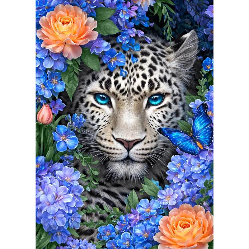 5D Diamond Painting – Leandra Eisblüte der Wildnis