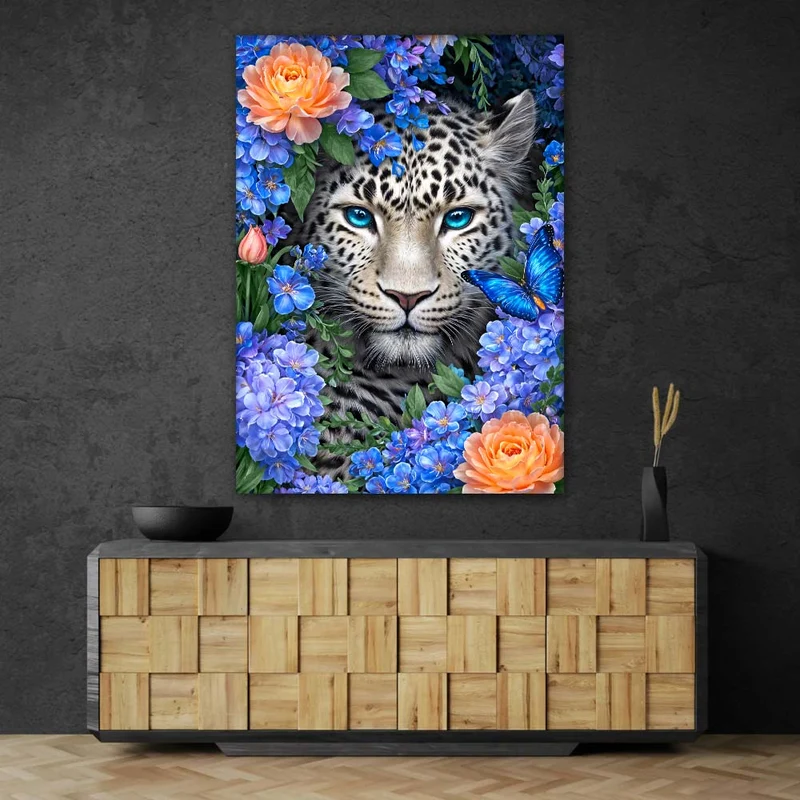 5D Diamond Painting – Leandra Eisblüte der Wildnis