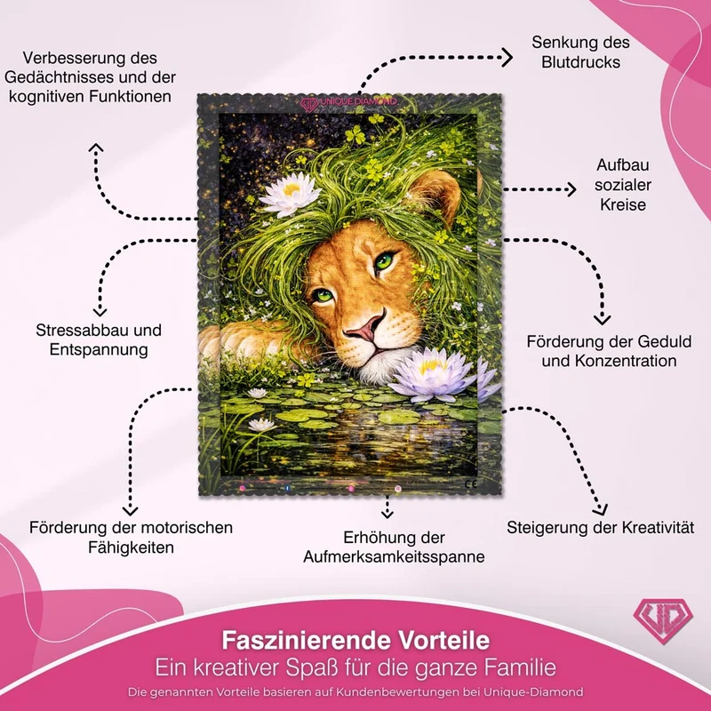 5D Diamond Painting – Elian Smaragdträumer des Sees