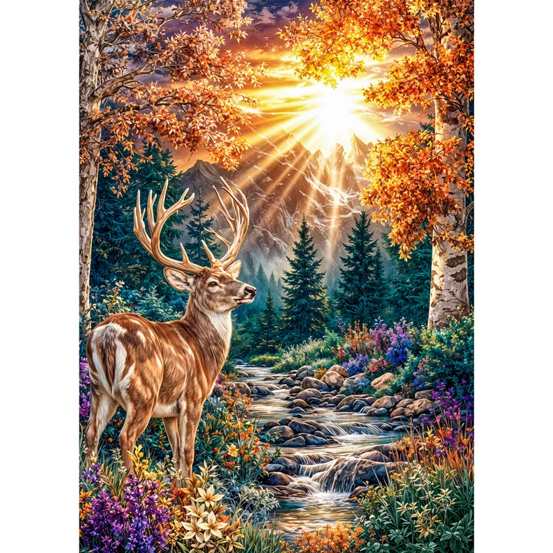 5D Diamond Painting – Aurelia Herbstzauber des Waldes