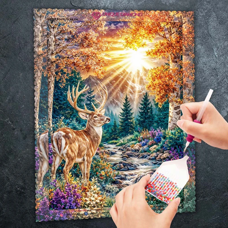 5D Diamond Painting – Aurelia Herbstzauber des Waldes