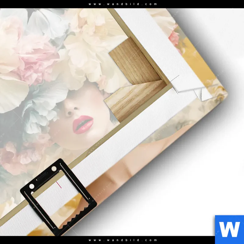 Leinwandbild | Florale Diva | Quadrat