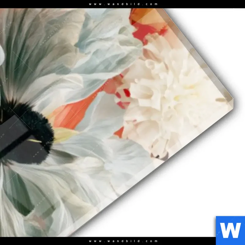Acrylglasbild | Florale Diva | Schmal