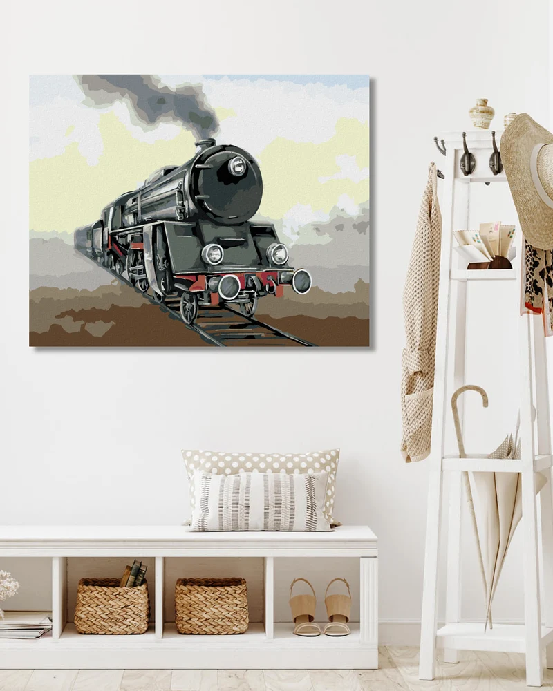 Diamond painting - ALTE LOKOMOTIVE II