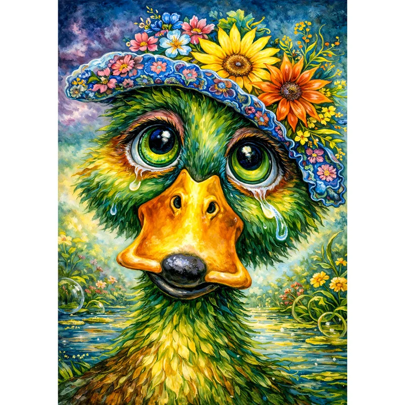5D Diamond Painting – Marla Tränen der Sonnenblume