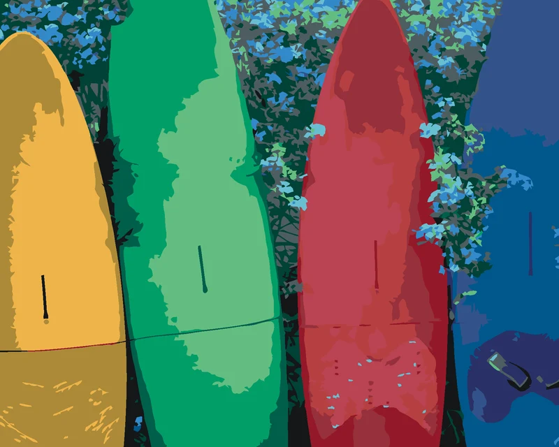 Diamond painting - SURFBRETTER (DENNIS FRATES)
