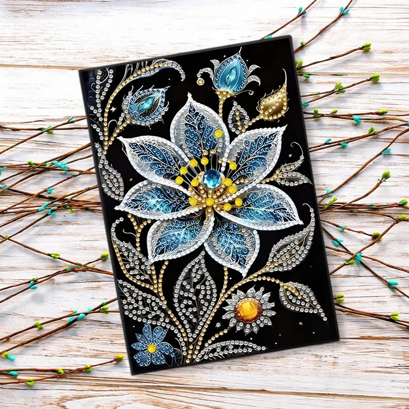 Diamond Painting Notizbuch – Azura Bloom