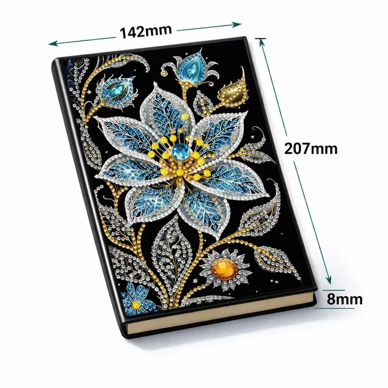 Diamond Painting Notizbuch – Azura Bloom
