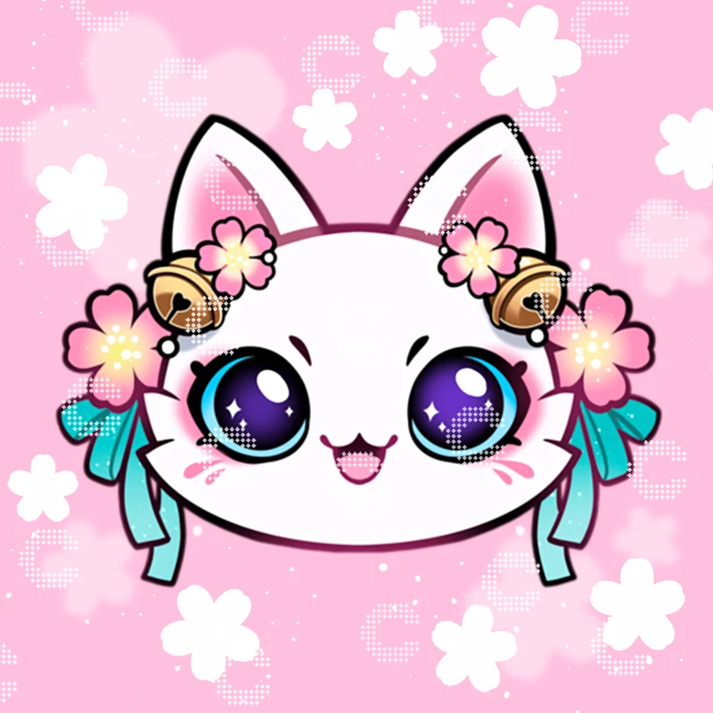 Diamond Painting - Mahou.Shoujo - Sakura Cat