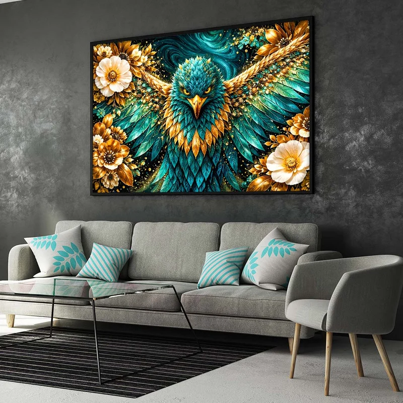 5D Diamond Painting – Golden Wings Majesty
