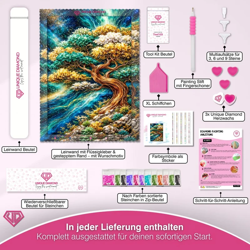 5D Diamond Painting – Cosmic Tree of Harmony