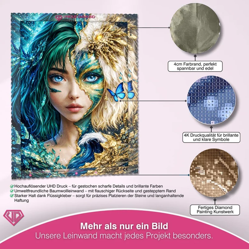5D Diamond Painting – Dual Soul Enchantress