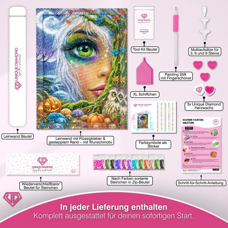 5D Diamond Painting – Mystic Forest Dream