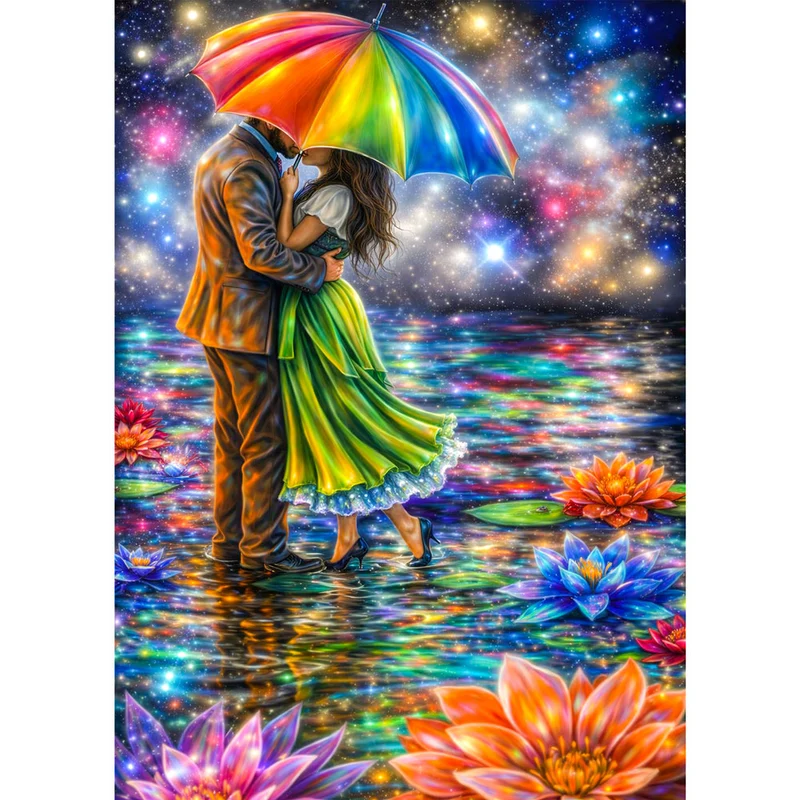 5D Diamond Painting – Rainbow Love