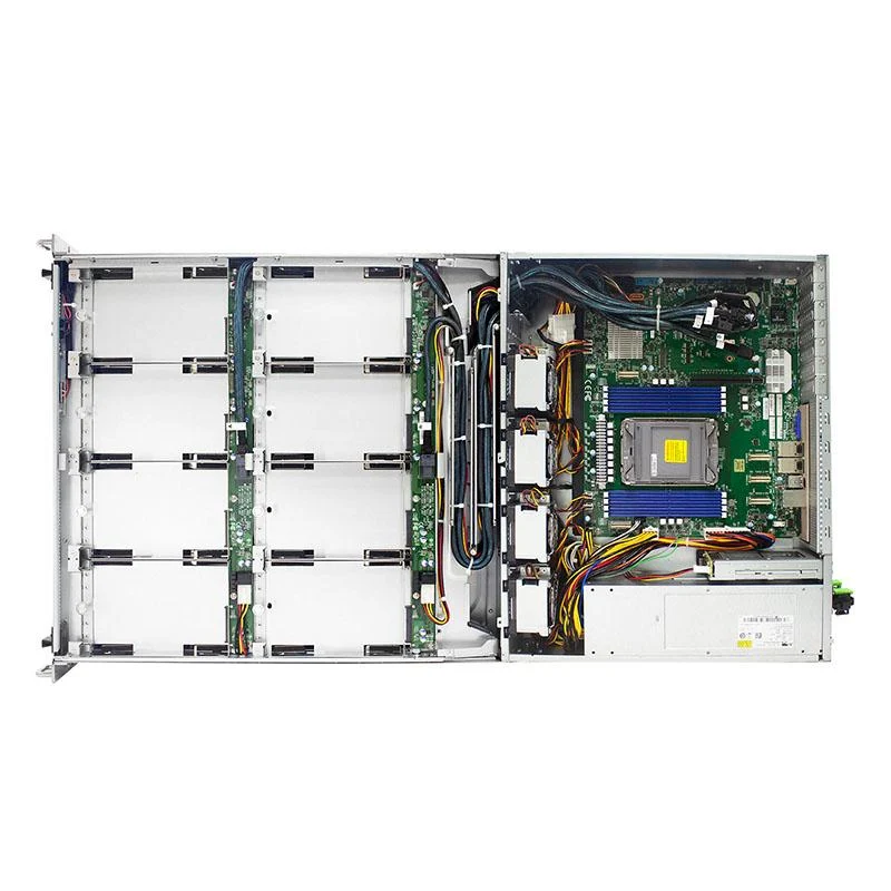 2U 12G High Density Storage Chassis 24 x 3.5" Tool-less tray with an 800W Redundant PSU (Rails Included)