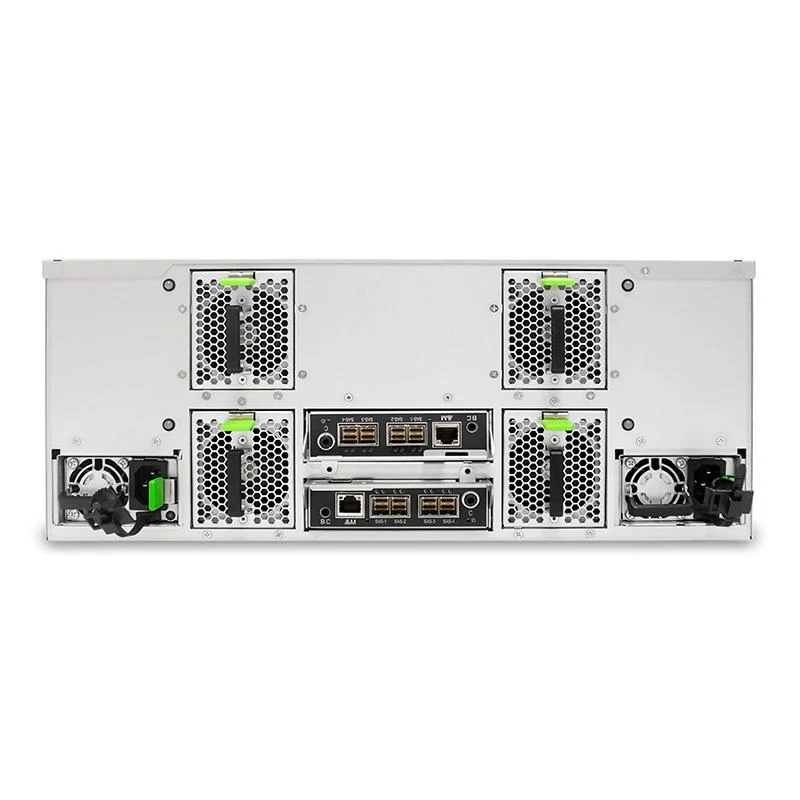 4U 12G JBOD 24 x 3.5" Hot-Swap Tool-less Drive Trays with Dual Hot-Swap Expander ,Dual BMC and 550W Redundant PSU, Short Depth
