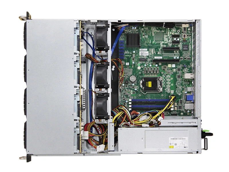 AIC 2U 12G Short Storage Server Chassis 12 x 3.5" Hot-Swap + 2 x 7mm 2.5" Rear Hot-Swap with 550W x2 Redundant PSU (Rails Included)