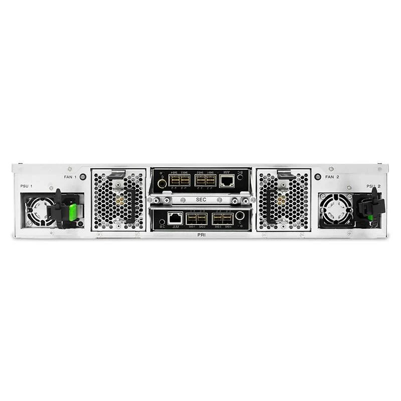 2U 12G JBOD 24 x 2.5" Hot-Swap Tooless Drive Trays with Single Hot-Swap Expander, Single BMC and a 550W Redundant PSU