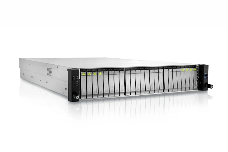 In-Win IW-RS224-07 - 2U Server Chassis with 24x SATA/SAS/NVMe Hot-Swap Bays - Includes 800W CRPS Redundant PSU and Rail Kit