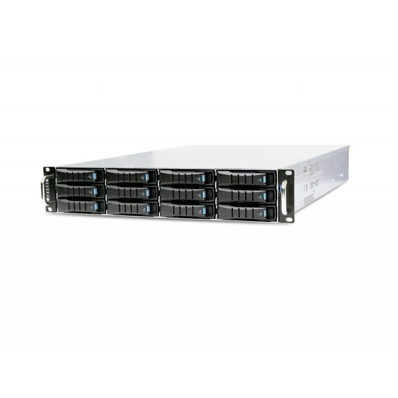 AIC 2U 12G Storage Chassis 12 x 3.5" Tool-Less Hot-Swap + 2 x 2.5" Internal and an 800W Redundant PSU (Rails Included) * 3PCI
