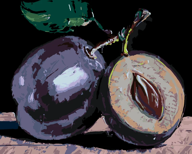Diamond painting - PFLAUMEN