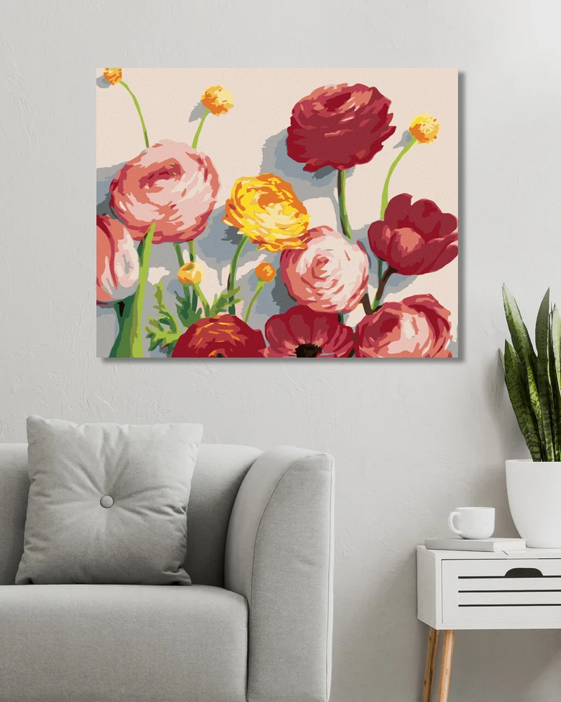 Diamond painting - PFINGSTROSEN UND TULPEN (MYROSLAVA VOLOSCHUK)