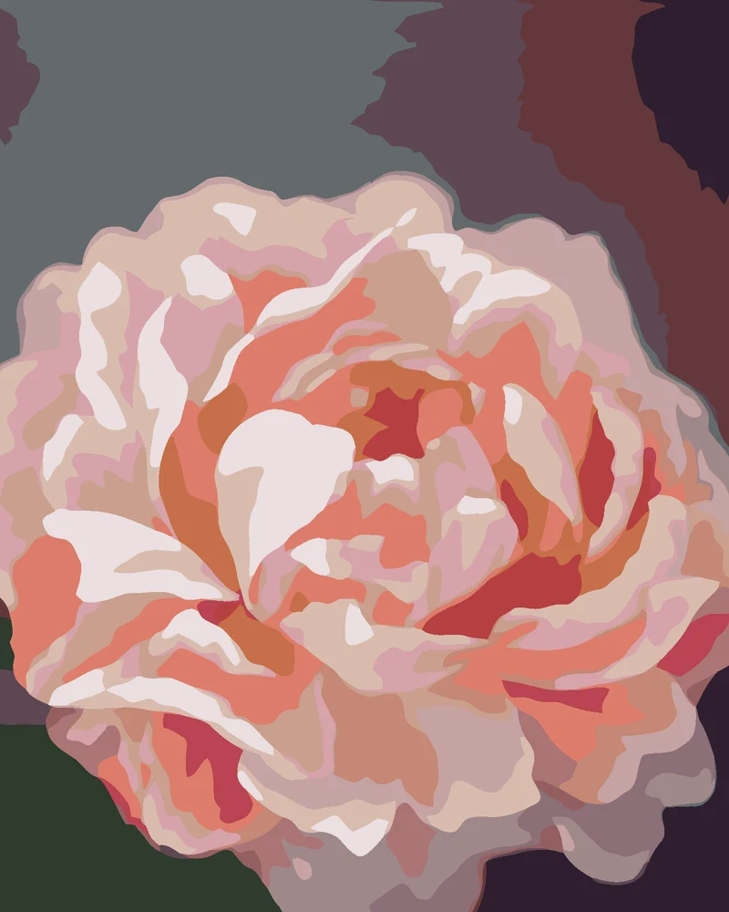 Diamond painting - PFINGSTROSEN 6 (MYROSLAVA VOLOSCHUK)