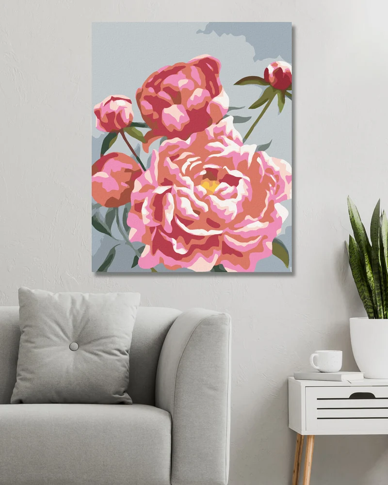 Diamond painting - PFINGSTROSEN 4 (MYROSLAVA VOLOSCHUK)