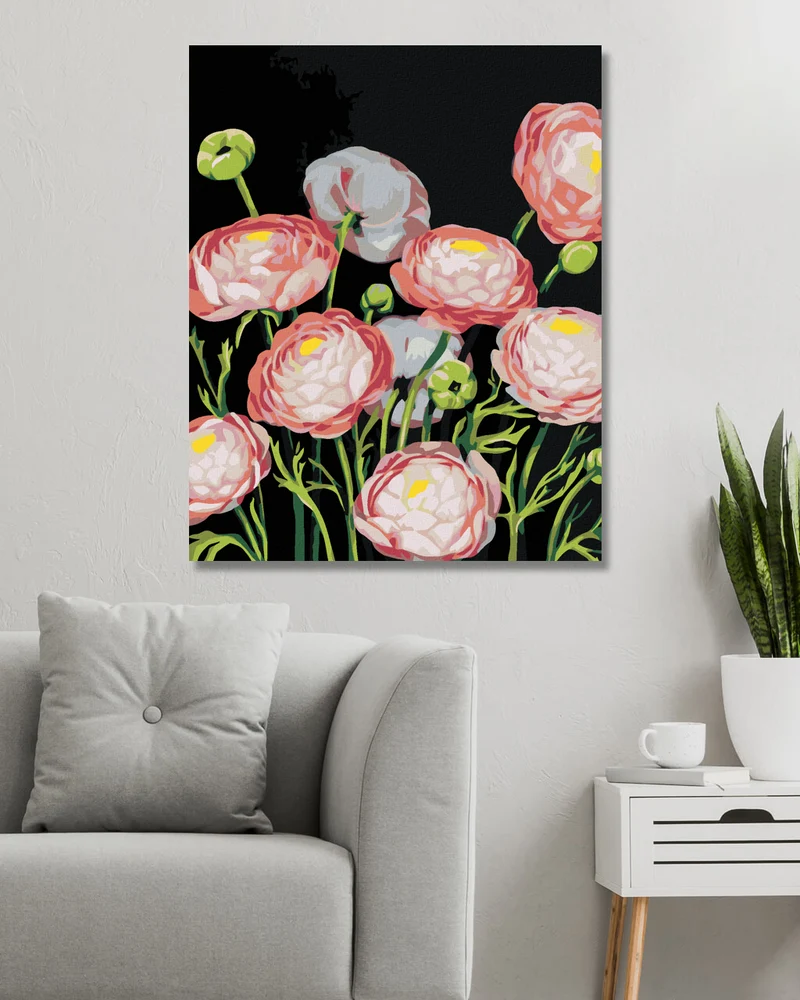 Diamond painting - PFINGSTROSEN (MYROSLAVA VOLOSCHUK)