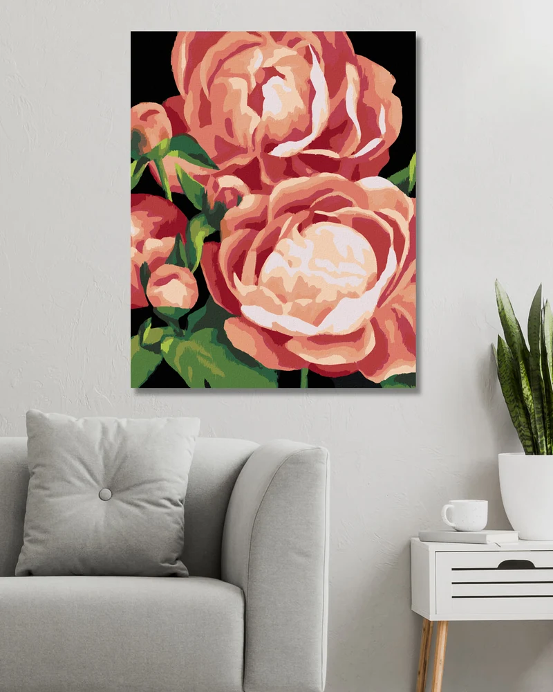 Diamond painting - PFINGSTROSEN 3 (MYROSLAVA VOLOSCHUK)