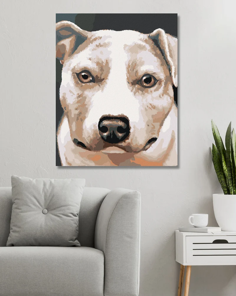 Diamond painting - PIT BULL (MYROSLAVA VOLOSCHUK)