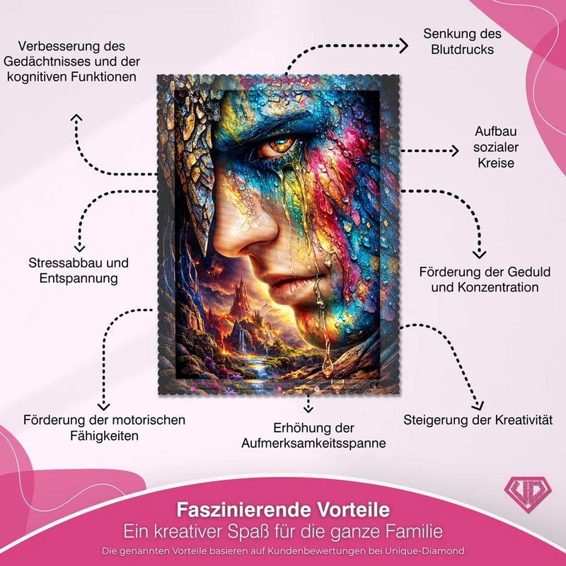 5D Diamond Painting – Tears of the Fire Realm