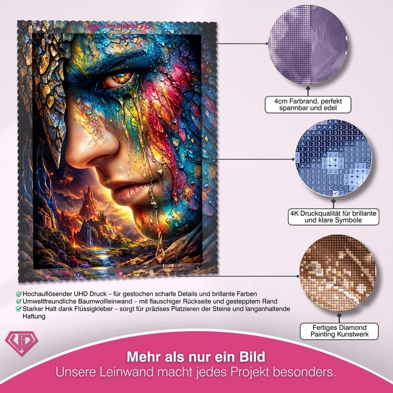 5D Diamond Painting – Tears of the Fire Realm