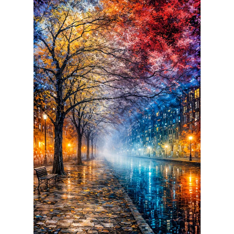 5D Diamond Painting – Autumn Reflections