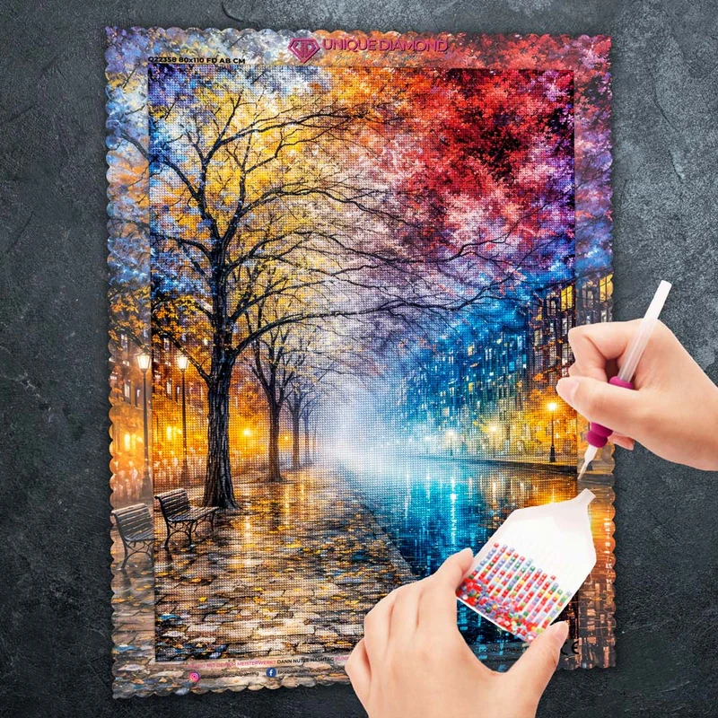 5D Diamond Painting – Autumn Reflections