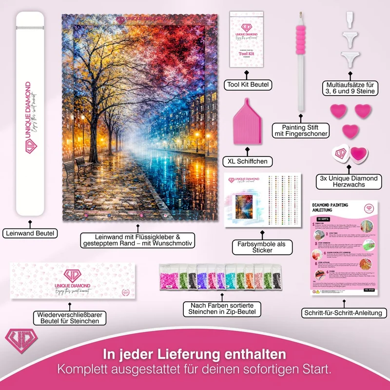 5D Diamond Painting – Autumn Reflections