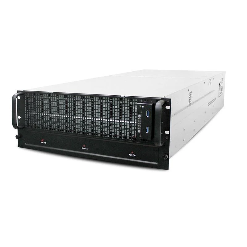 4U 12G 60 x 3.5" + 2 x 2.5" Rear H/Swap O/S & 6x SATA+4x NVMe Rear Module with 1600W H/Swap Red’t Platinum PSU Enterprise Server Storage Chassis