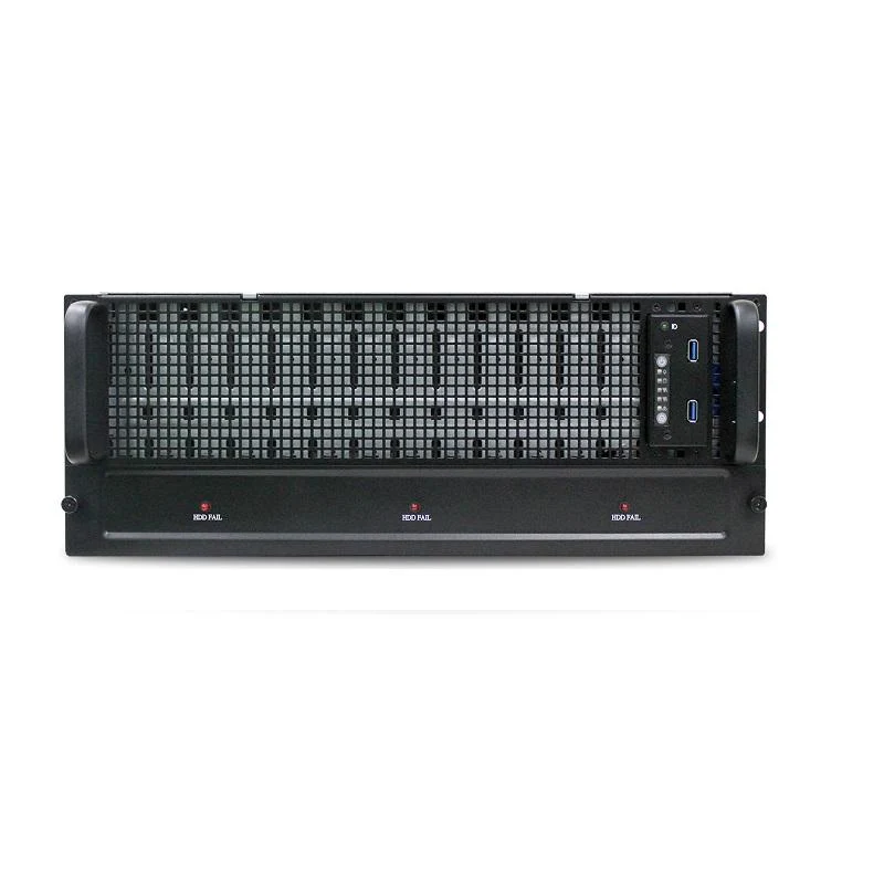 4U 12G 60 x 3.5" + 2 x 2.5" Rear H/Swap O/S & 6x SATA+4x NVMe Rear Module with 1600W H/Swap Red’t Platinum PSU Enterprise Server Storage Chassis
