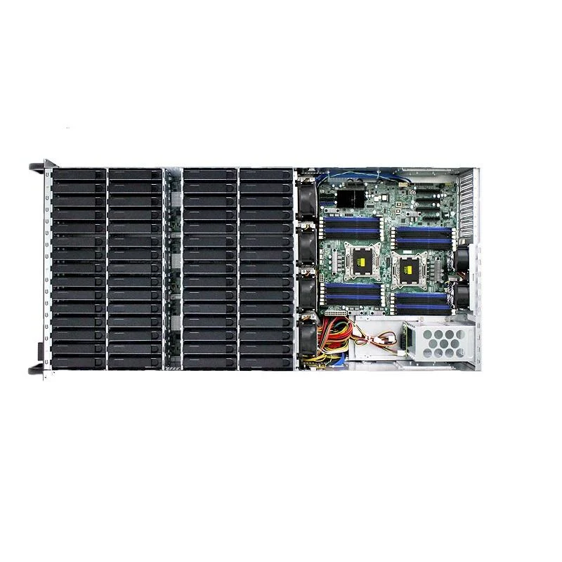 4U 12G 60 x 3.5" + 2 x 2.5" Rear H/Swap O/S & 6x SATA+4x NVMe Rear Module with 1600W H/Swap Red’t Platinum PSU Enterprise Server Storage Chassis