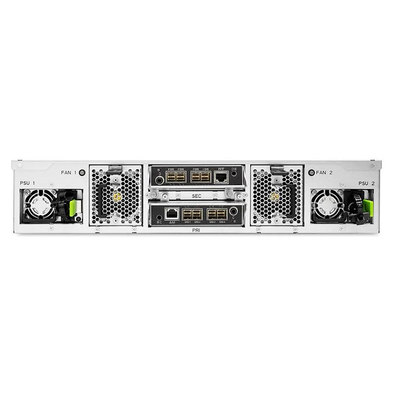 2U 12G JBOD 12 x 3.5 Hot-Swap Tool-less Drive Trays with Dual Hot-Swap Expanders, Dual BMC and a 550W Redundant PSU, Short Depth
